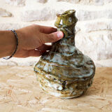 Vase en céramique émaillé T. Basile 1978