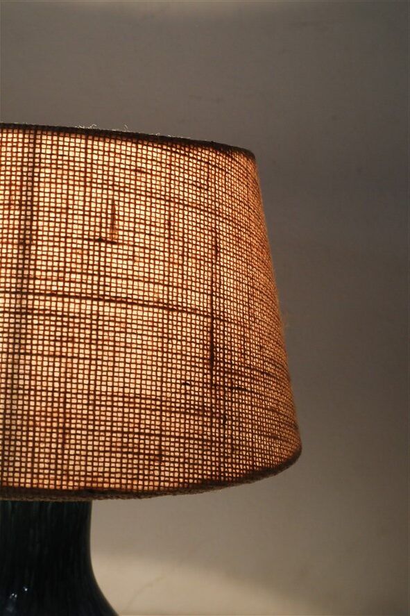 Danish mid-century ceramic table lamp by Ernst Nielsen / Faxe / 1960s / 1970s