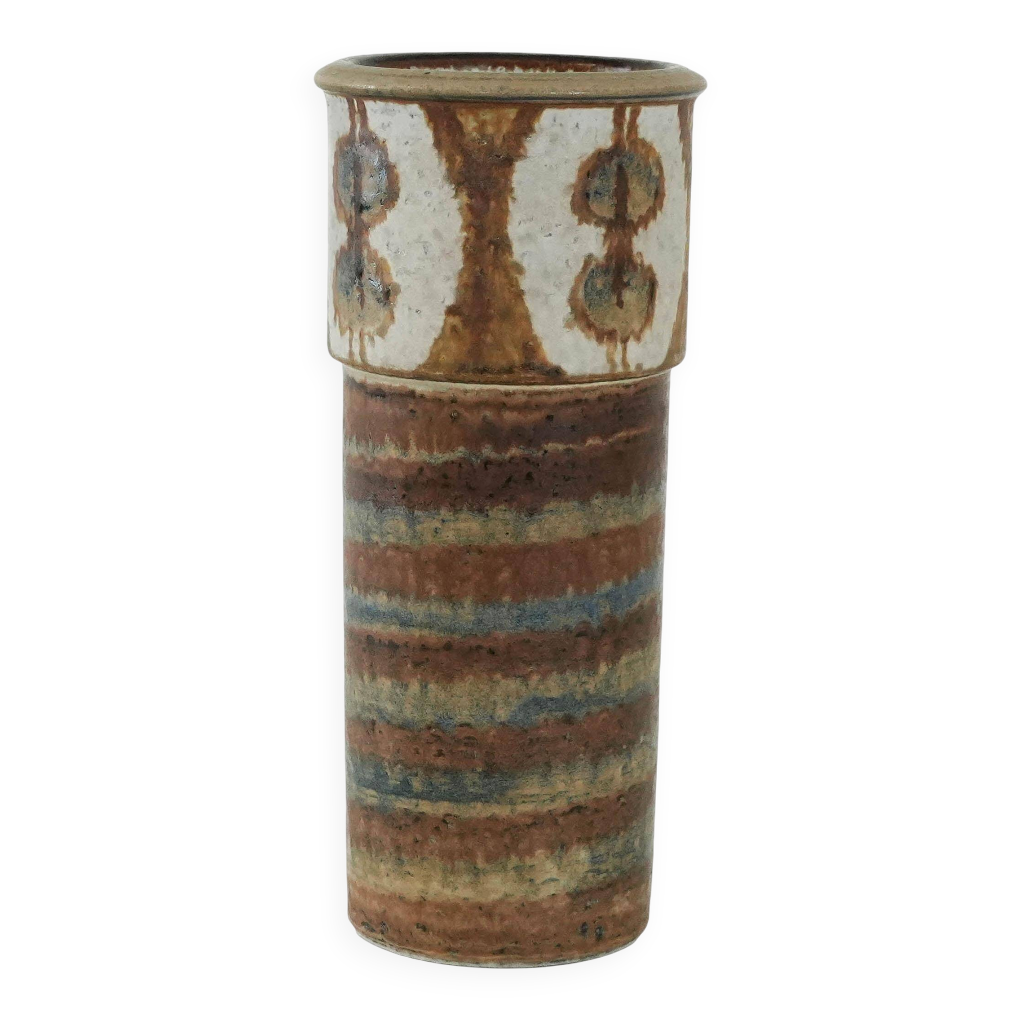 Ceramic vase, Danish design, 1960s, manufacturer: Søholm, designer: Svend Å