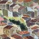 Painting / watercolor landscape of Provence signed Jean Ordonneaud 1983