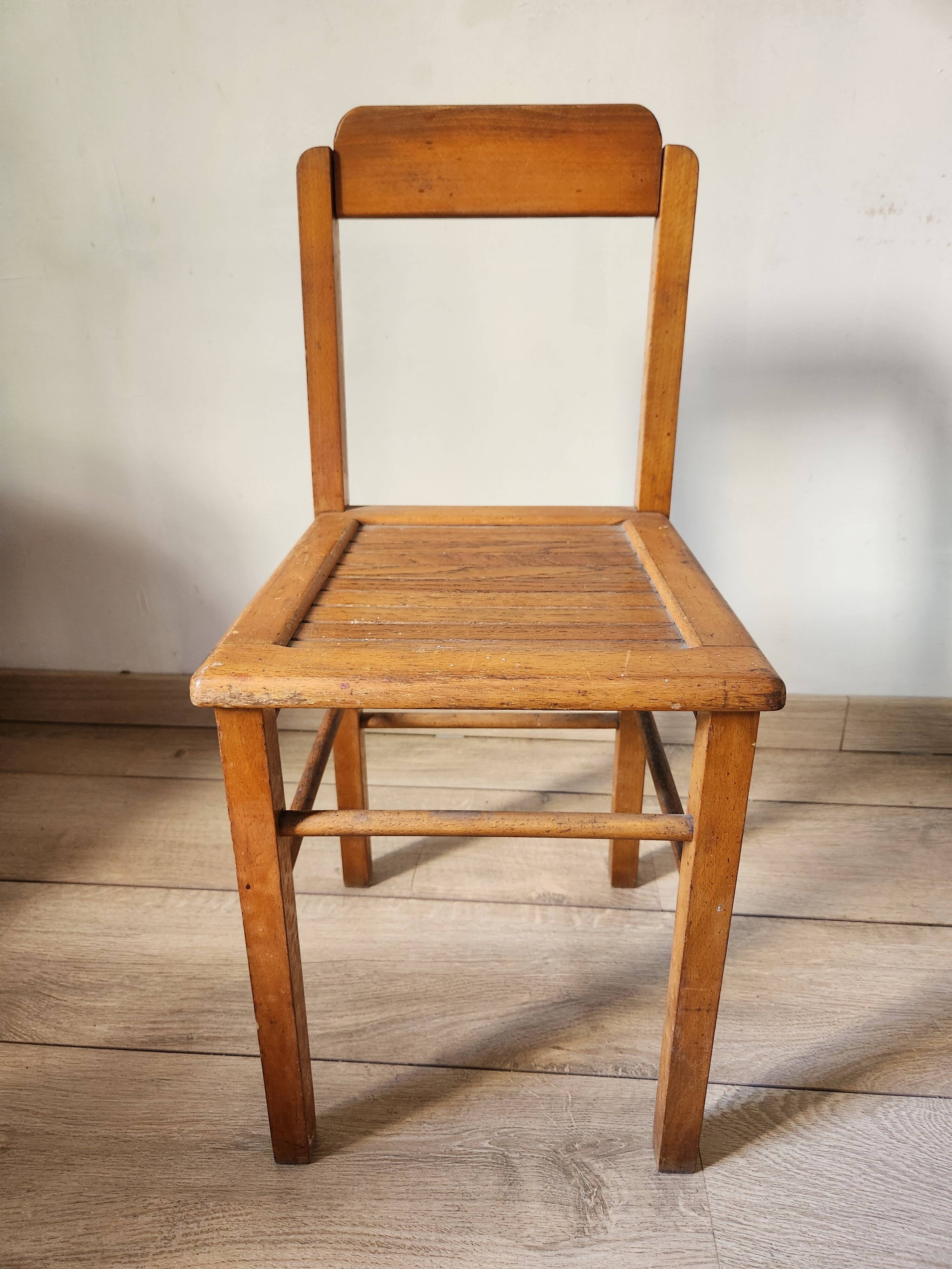Vintage wooden children's chair