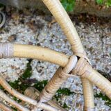 Rattan armchair for vintage children