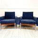 Pair of Mid-Century Danish Club Armchairs in Kiushu Style