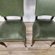 Set of 8 Art Decò oak dining chairs, 1950