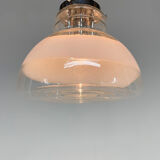 1960's Murano glass & chrome pendantby Mazzega, Italy