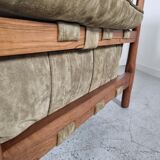 Pair of Brazilian rosewood armchairs, 70s