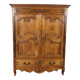 Small Louis XV cherry wood low cabinet