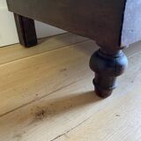 Parisian cupboard Bookcase Bonnetière glazed with small vintage tiles