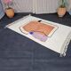 Traditional handmade Beni Ouraine rug, size 150 x 250 cm