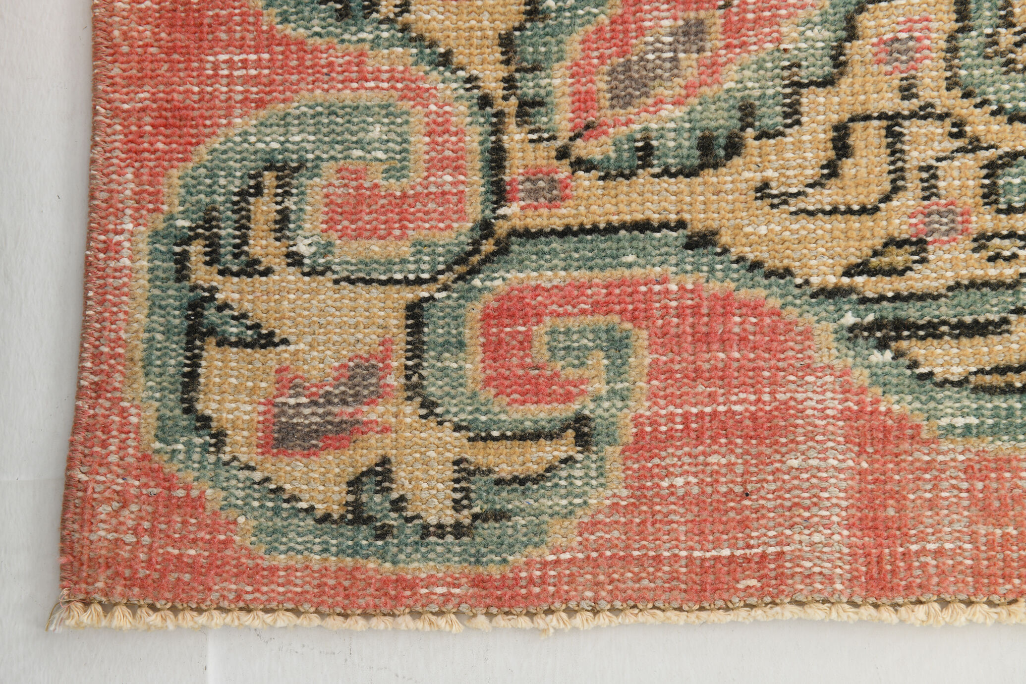 7x10 oriental & madallion vintage rug 207x304cm