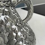 Vintage grey poodle-shaped pitcher – Zoomorphic ceramic carafe