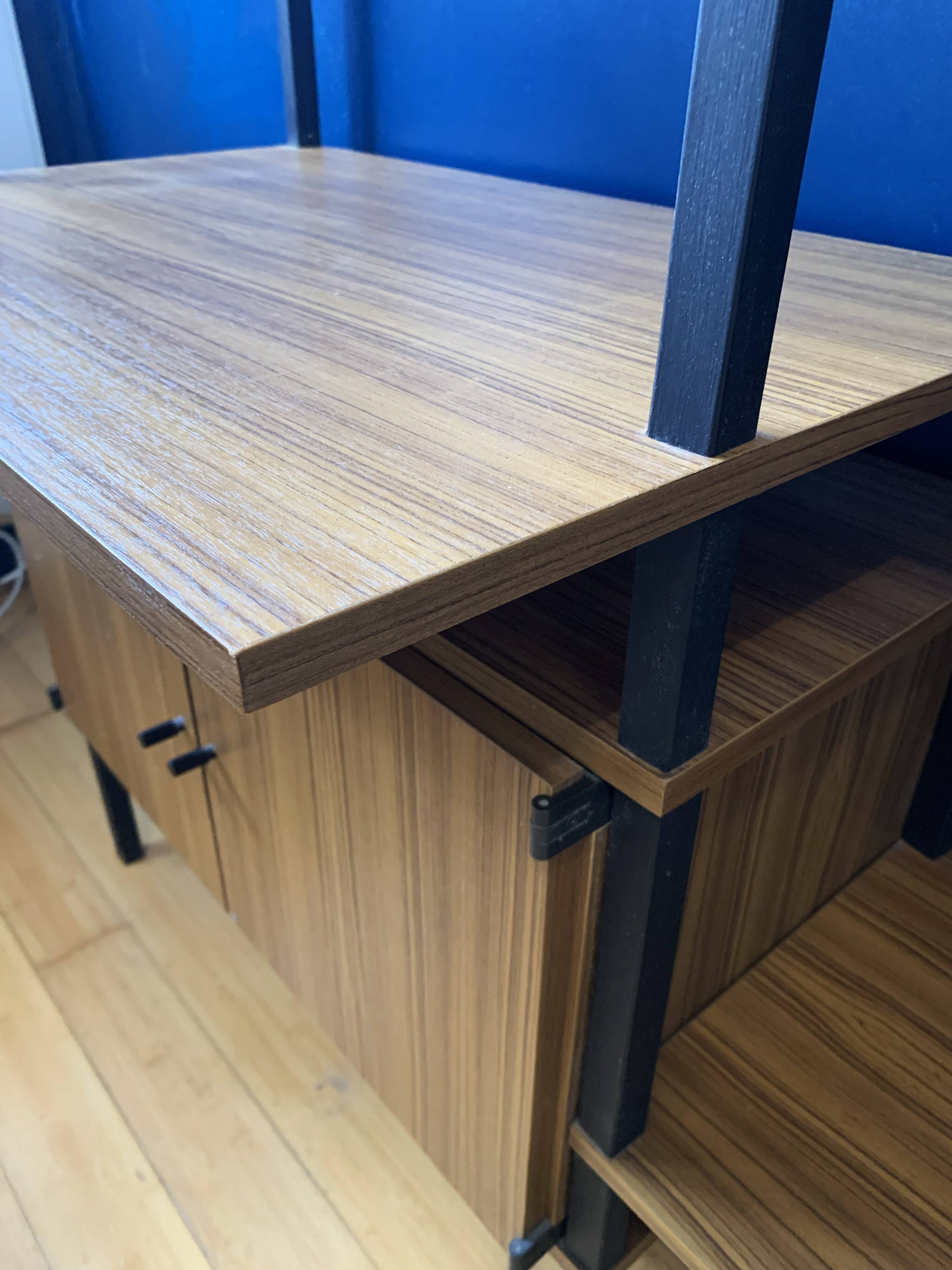 Modular vintage Scandinavian shelving unit, 1960s