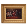 Italian painting interior scene dated 1941