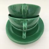 Set 3 green cups