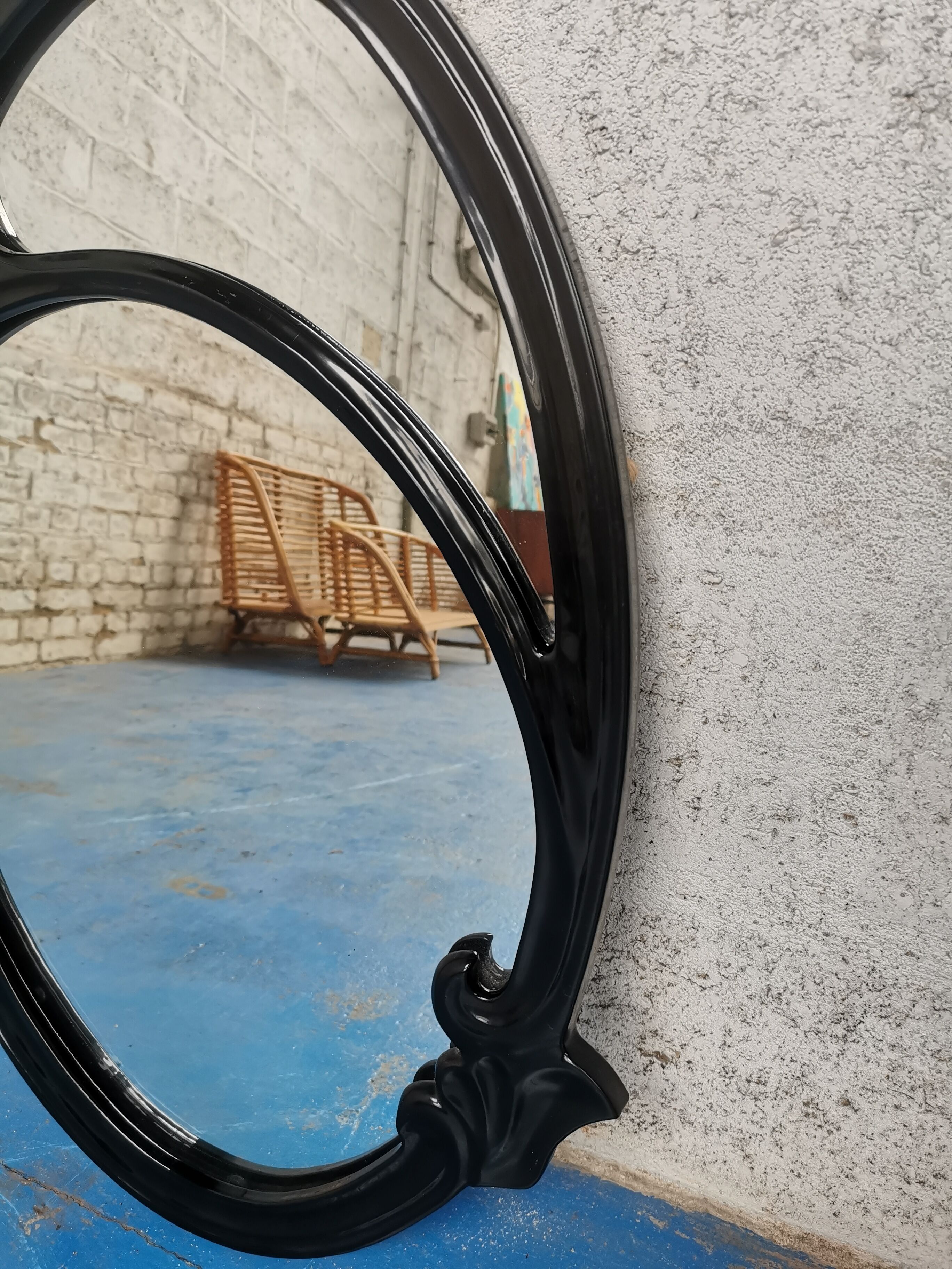 Art deco mirror, 69x46 cm