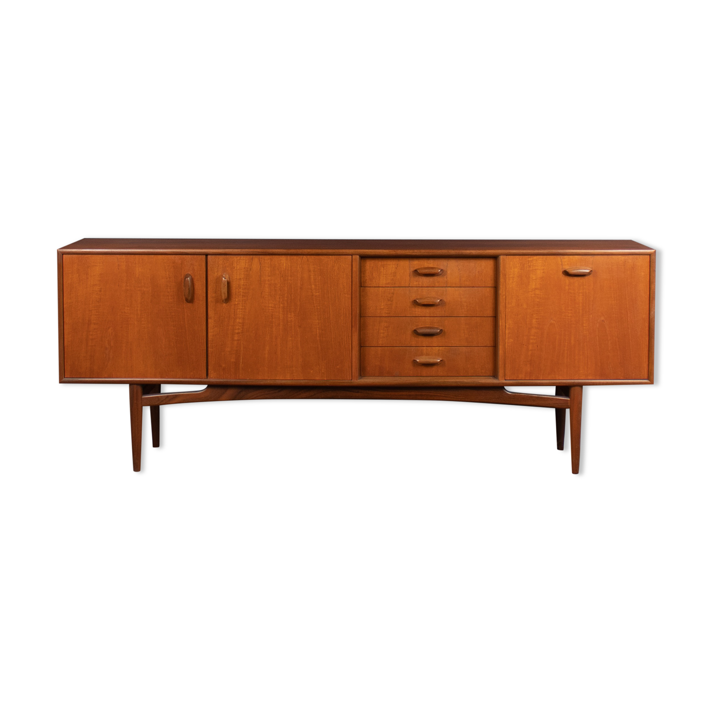 Retro Teak 1960s Restored G Plan Scandi Sideboard By Victor Wilkins