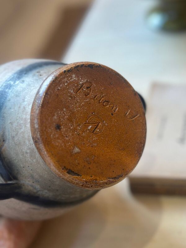 Amphore sculpturale vintage années 70 - grès