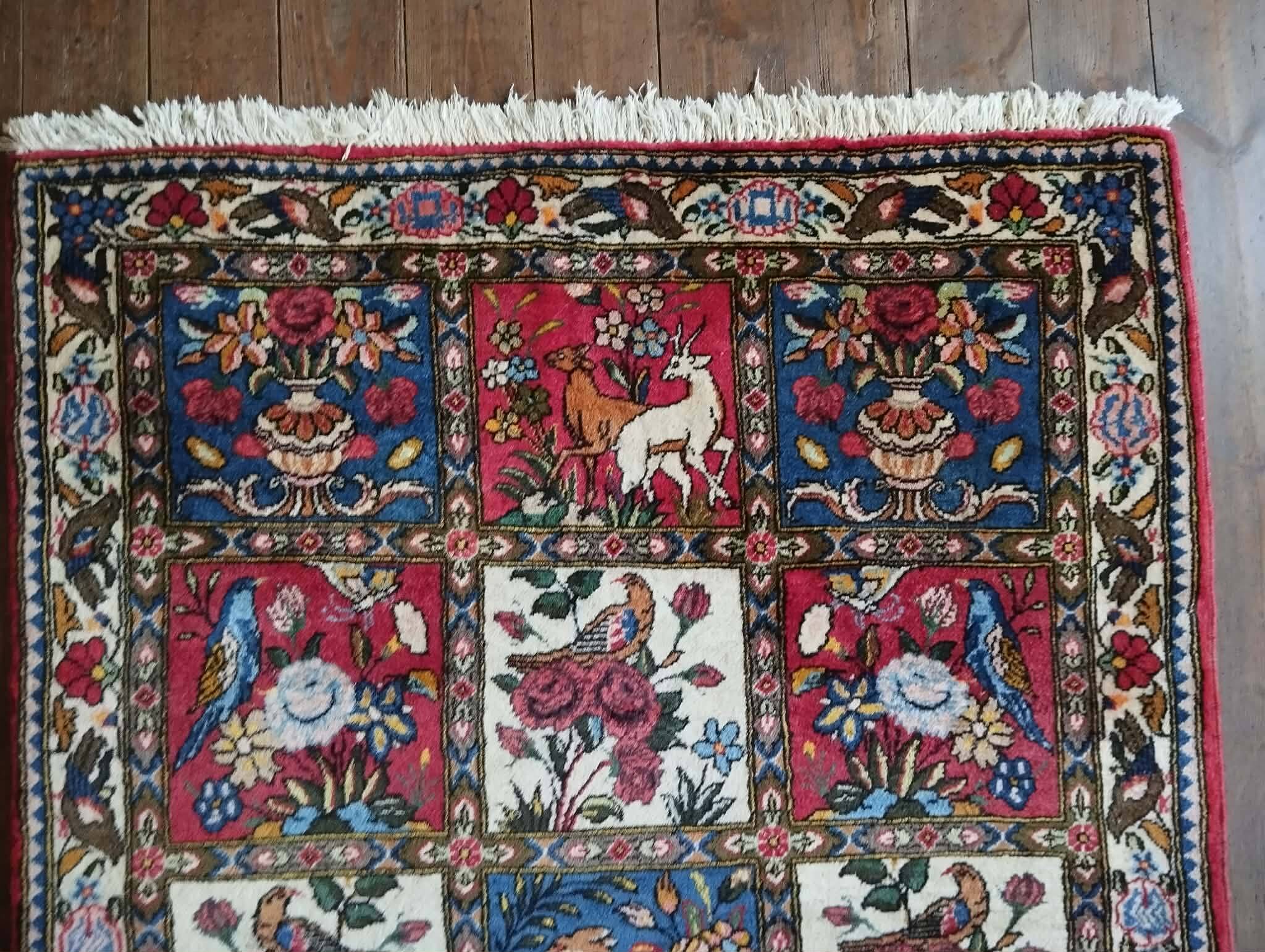 Handmade Bachtiar Djahad Persian rug 160x108cm