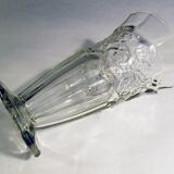 Thick glass standing vase