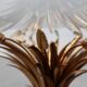 Hollywood regency gilt sheaf of wheat side table “coco chanel”, Italy 1960s