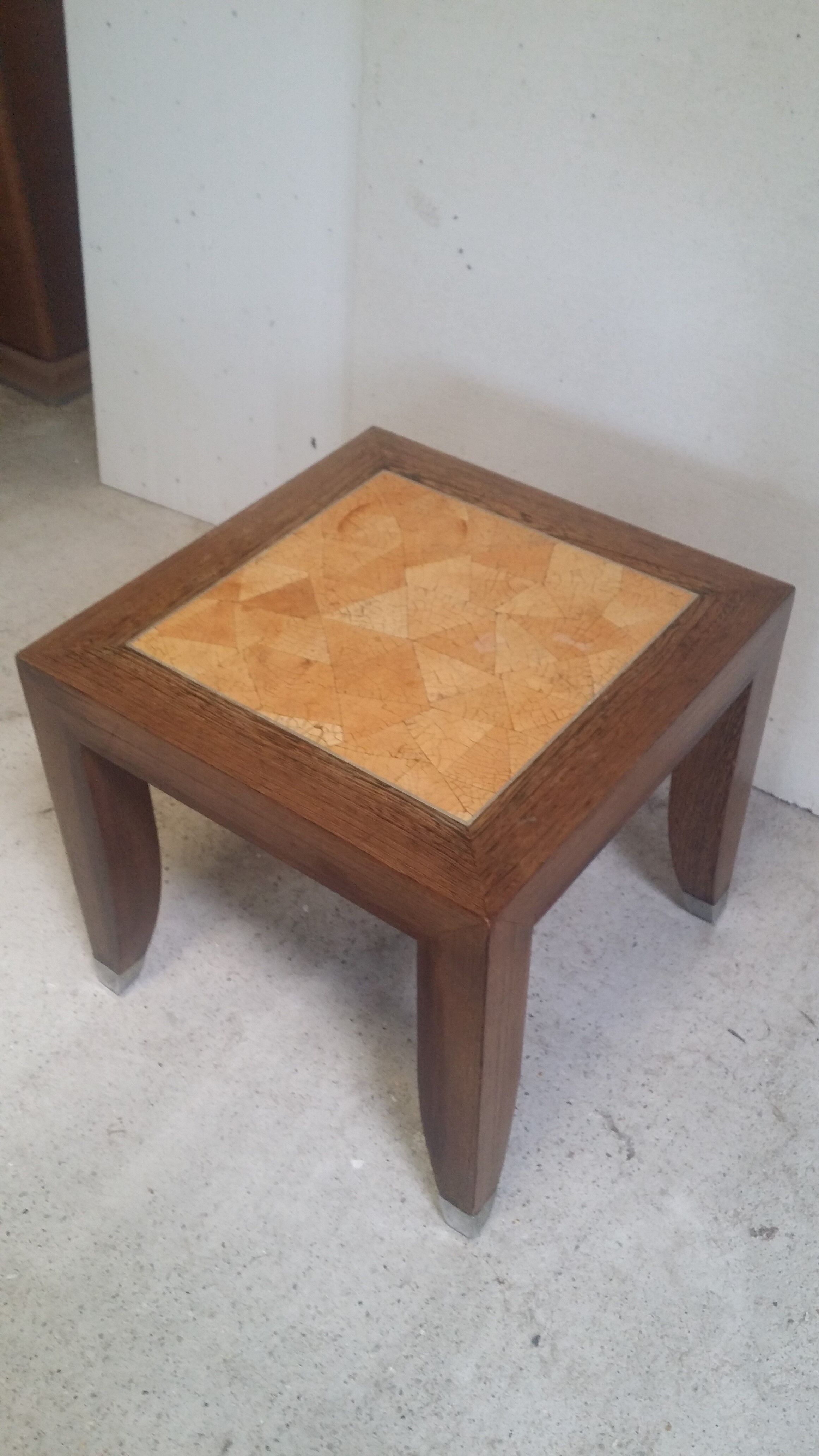Palm wood coffee table