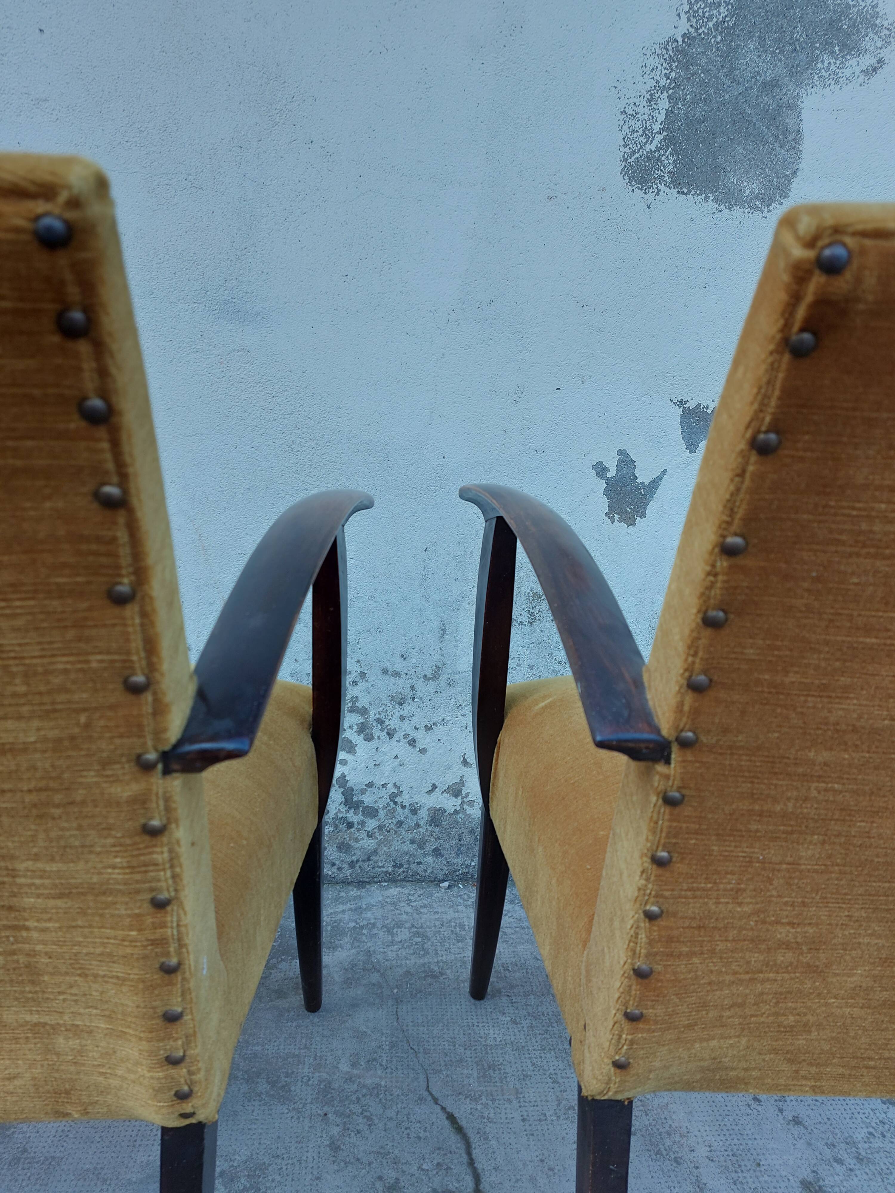 Paire de fauteuils bridge Art déco 1930