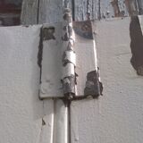 Old woodwork molded door