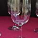 Série de 6 verres à eau en cristal de Baccarat modèle Sévigné
