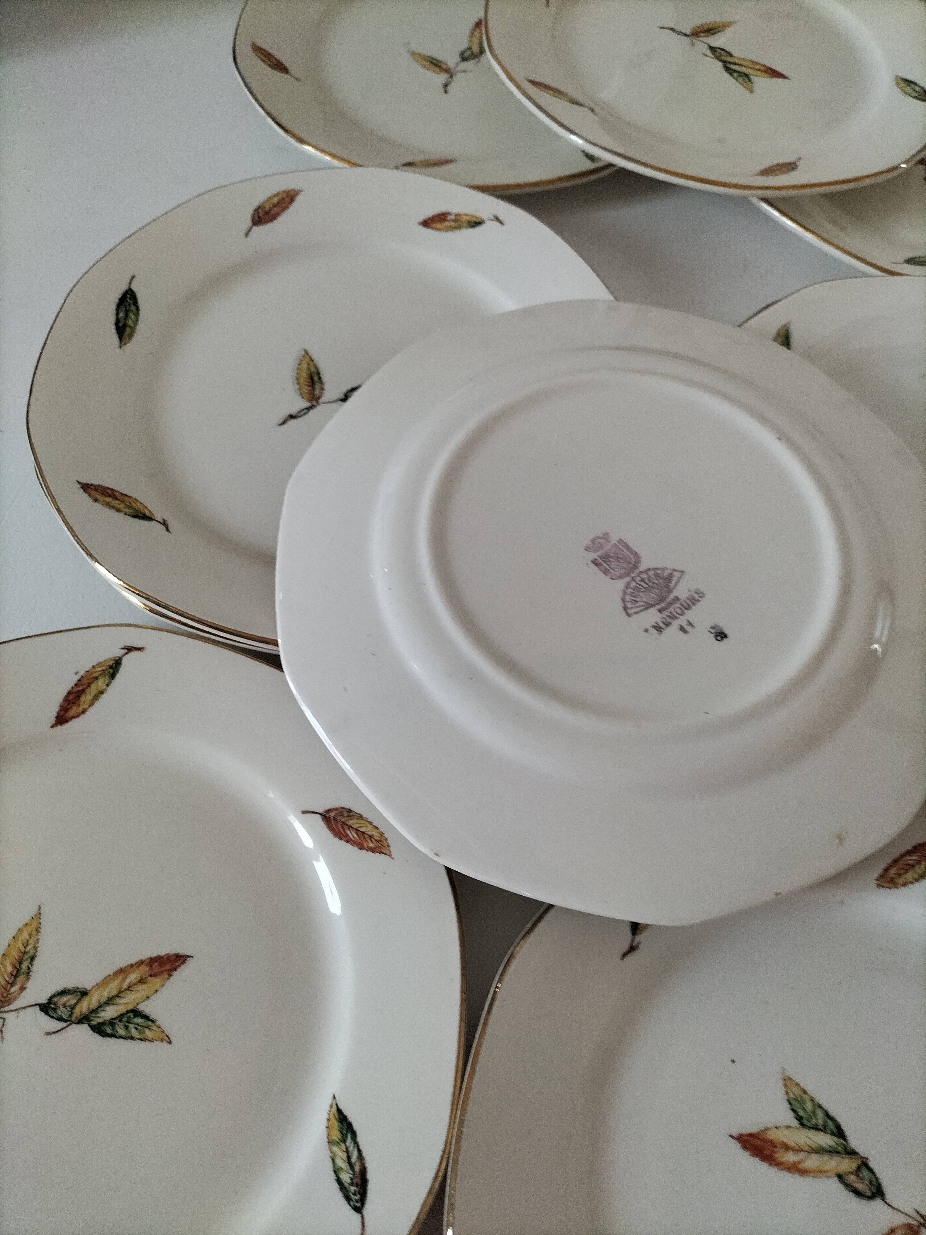 Digoin Sarreguemines Nemours Model Plates.