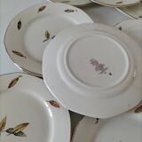 Digoin Sarreguemines Nemours Model Plates.