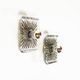 Large pair of gold plated muranoglass sconces by Peill & Putzler