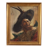 Portrait de pirate espagnol, peinture de 1895.