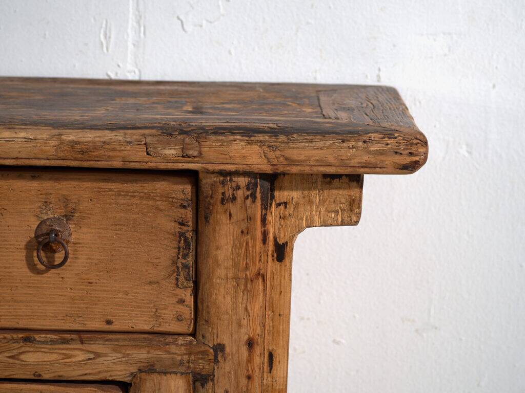 Console Shanxi in dark patina – China, circa 1930