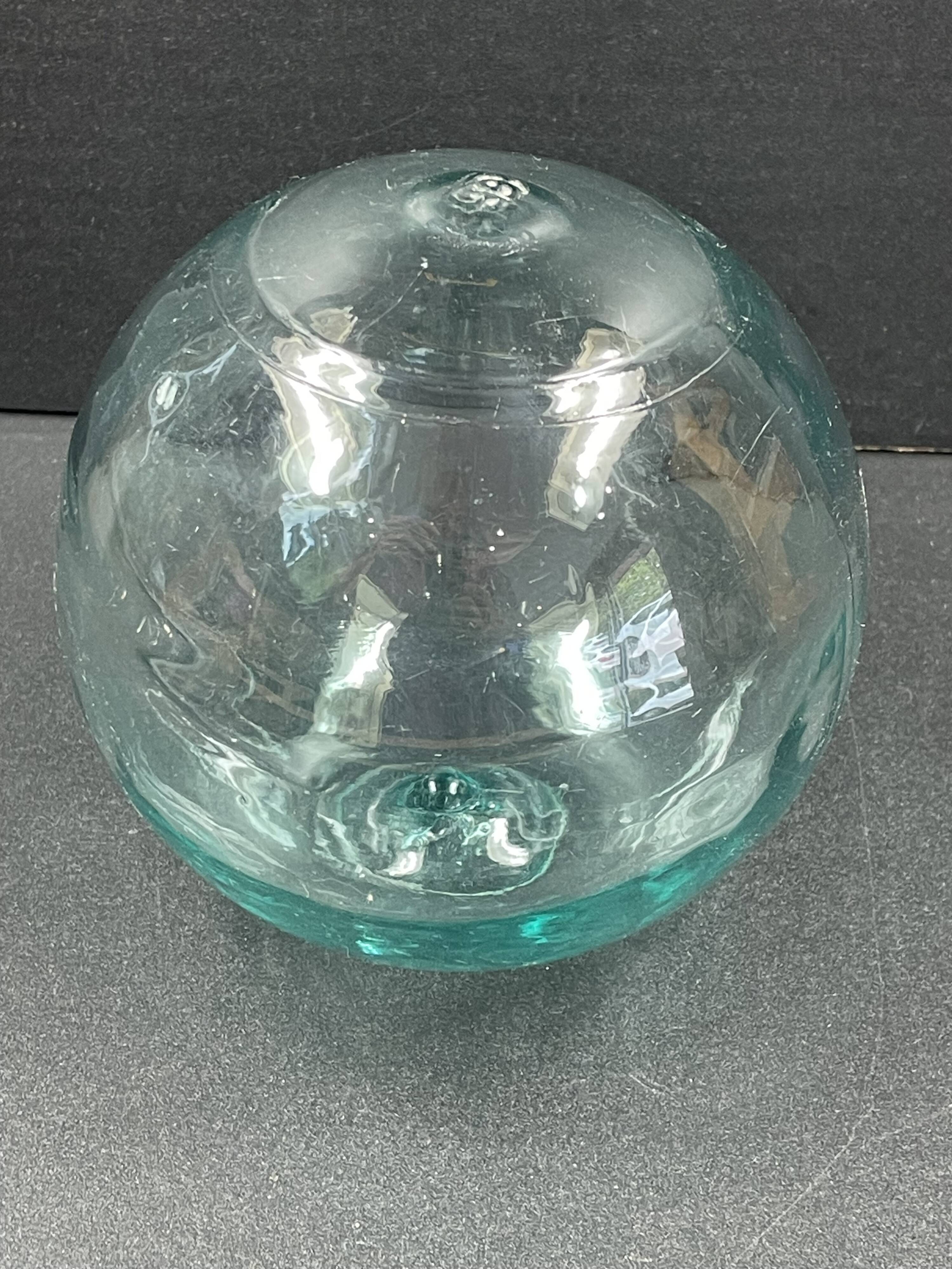 Glass ball fishing net float, known as Chinese float