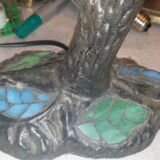 Stained glass lamp floral