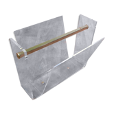 Plexiglas magazine holder by David Lange