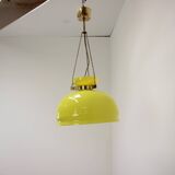 1970's Glass Chandelier, Czechoslovakia