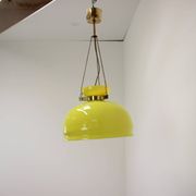 1970's Glass Chandelier, Czechoslovakia