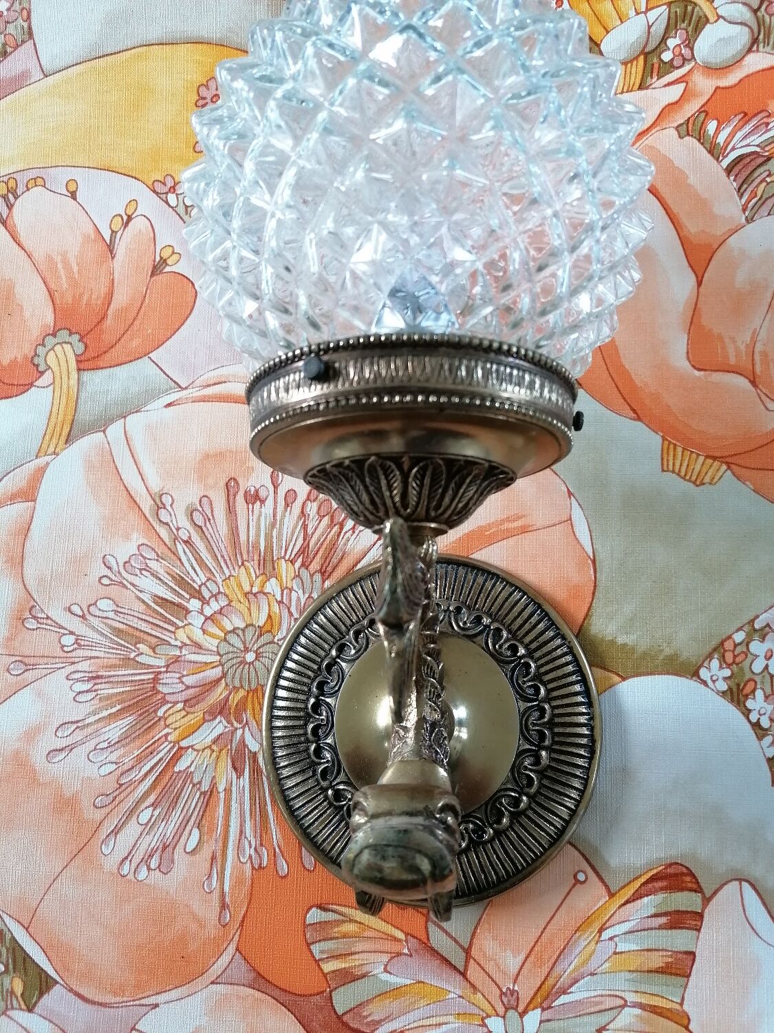 Pair of dolphin/fish sconces