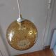 Vintage blown glass pendant lamp