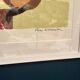 Original Swedish Color Lithograph – “Woman” by Lars Norrman – Signed