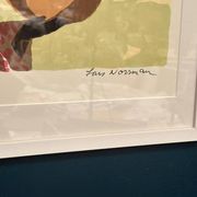 Original Swedish Color Lithograph – “Woman” by Lars Norrman – Signed