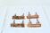 Set of vintage furniture handles