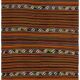 Turkish Handmade Vintage Anatolian Kilim 155 cm x 335 cm