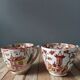 Sarreguemines porcelain cups