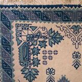 Handmade tunisian vintage carpet 131cm x 208cm 1960s, 1c544