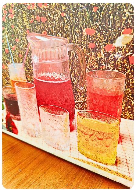 Service à boissons vintage Italien Borgonovo "Nevada" – 7 pièces