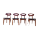 Set of 4 vintage chairs by Roger Landault for the Sentou House
