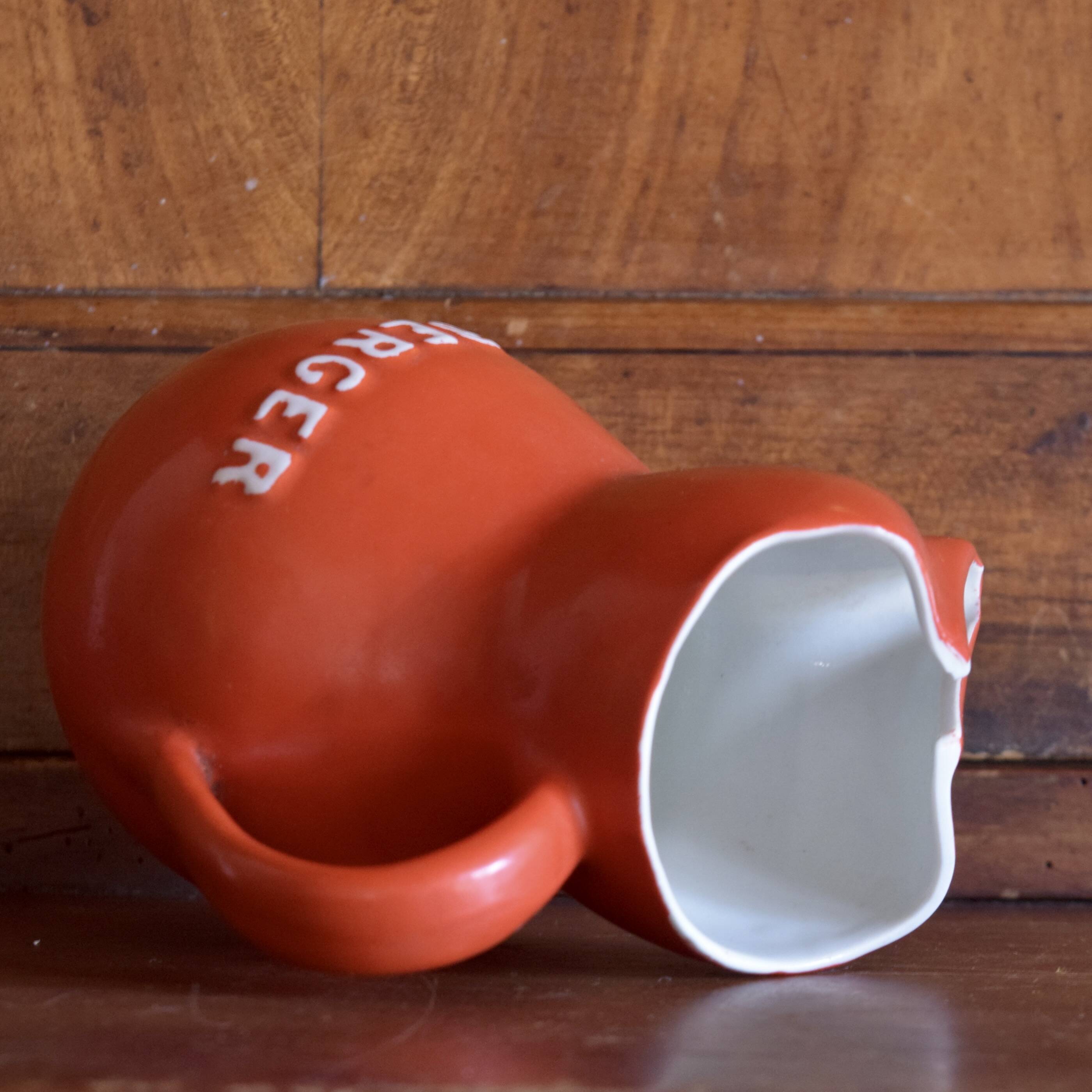 BERGER - Advertising Pichelt in red ceramic - 1960