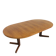 Vintage Danish round extendable dining table 1960s